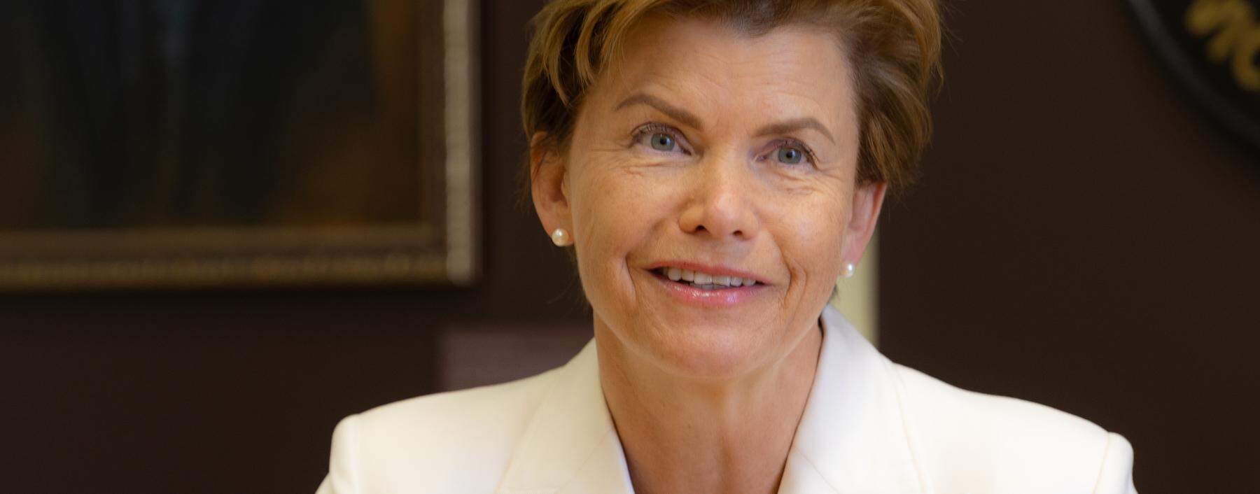 Baiba Braže has been the minister of foreign affairs of Latvia since April 2024. 