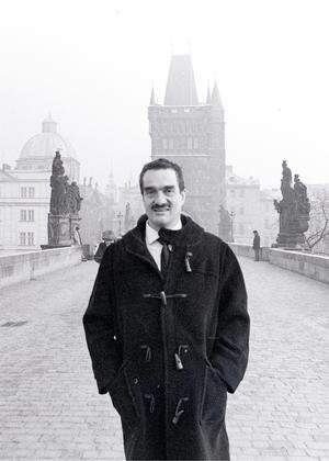 Karel Schwarzenberg in Prague, 1989.